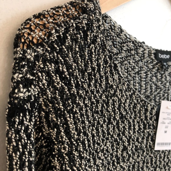 BEBE HI LOW SLEEVE TUNIC - M - Picture 5 of 6